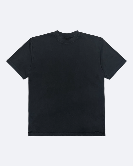 Balenciaga - Metal Back Logo T-Shirt - Washed Black
