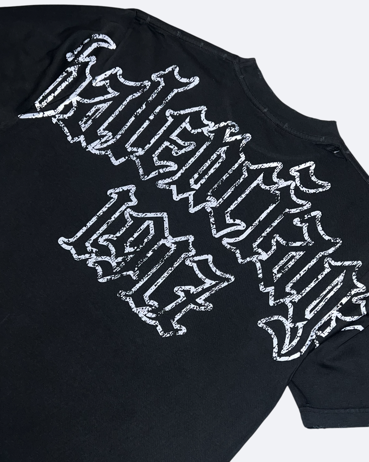 Balenciaga - Metal Back Logo T-Shirt - Washed Black