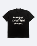 LVTN - Marque Knitted Logo T-Shirt - Black