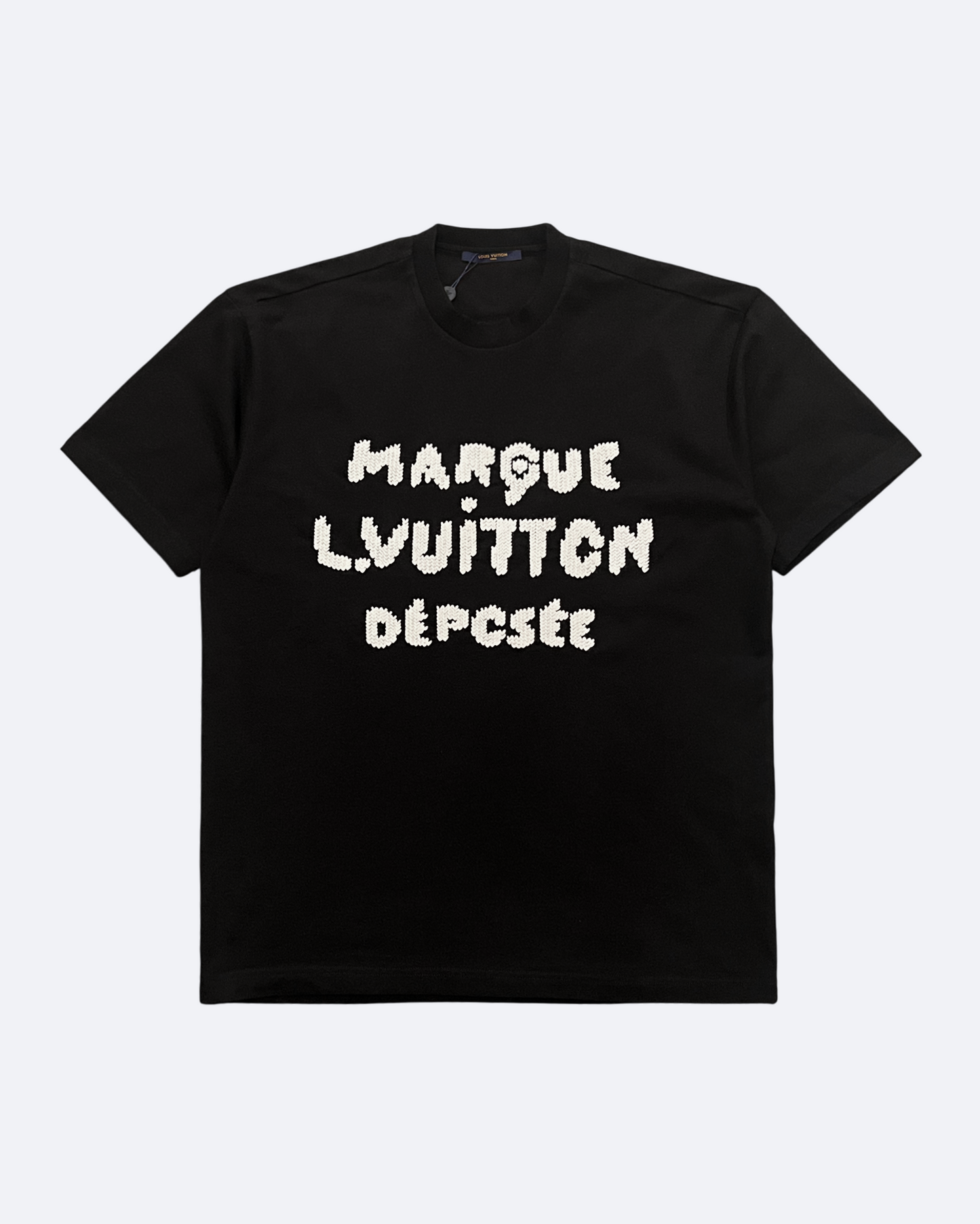 LVTN - Marque Knitted Logo T-Shirt - Black