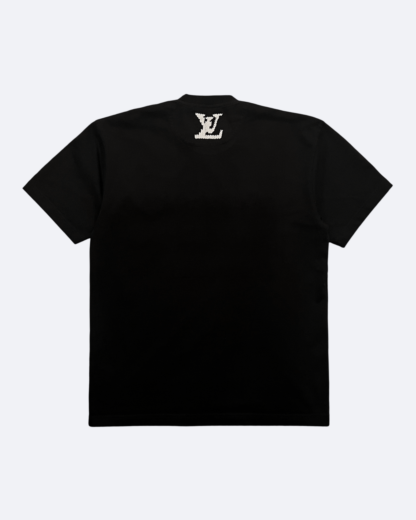 LVTN - Marque Knitted Logo T-Shirt - Black
