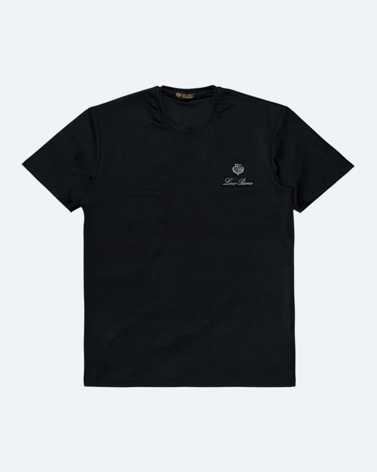 Loro Piana - Embossed Logo T-Shirt - Black