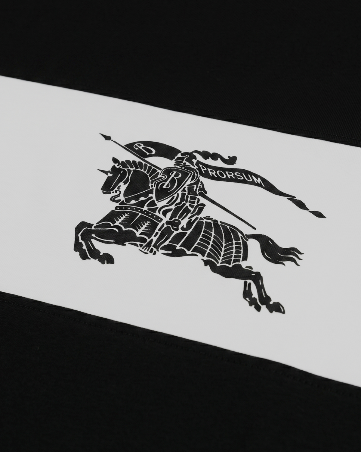 Burberry - Logo Stripe T-Shirt - Black