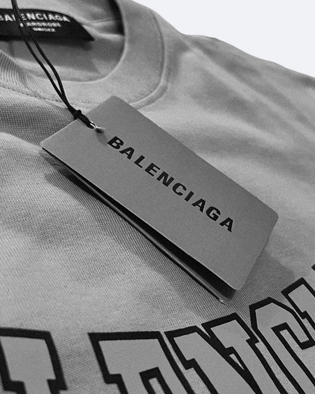 Balenciaga - Boxing Logo T-Shirt - Gray