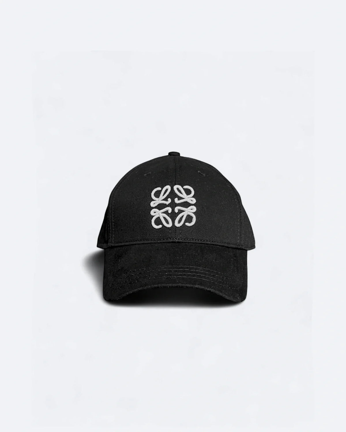 Loewe - White Logo Embroidery Cap - Black