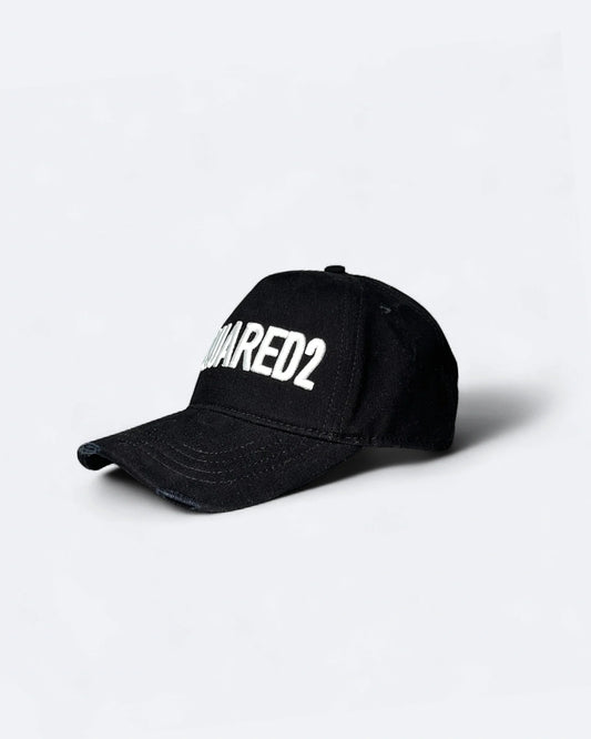 Dsquared2 - Condensed Logotype Embroidery Cap - Black