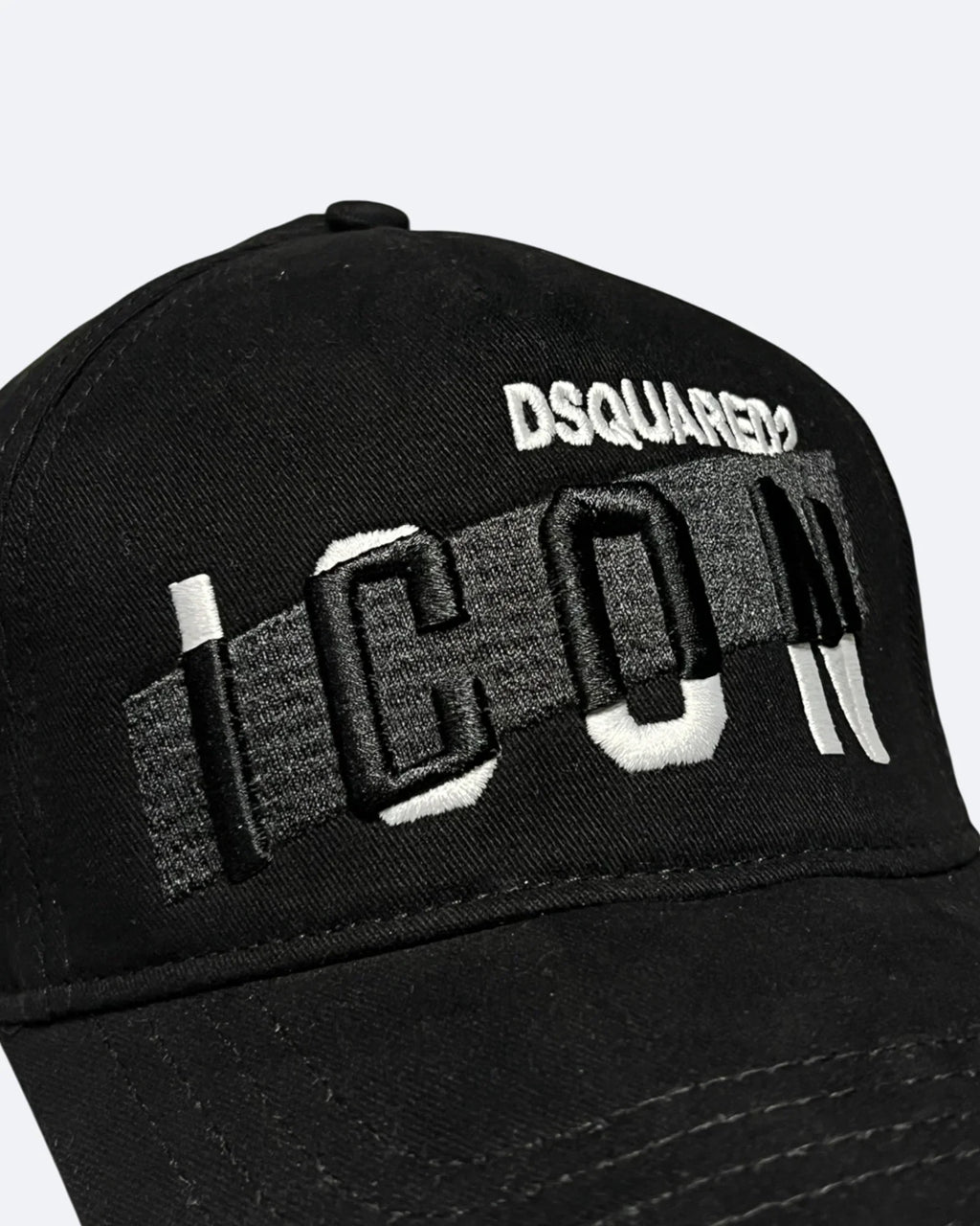 Dsquared2 - ICON Taped Embroidery Cap - Black