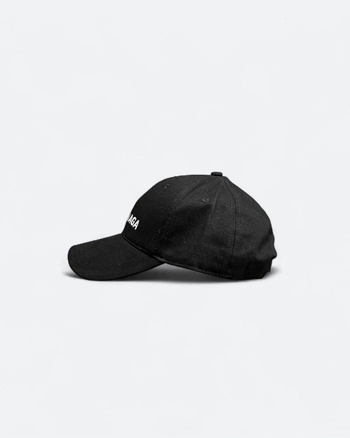 Balenciaga - Logo Embroidery Cap - Black