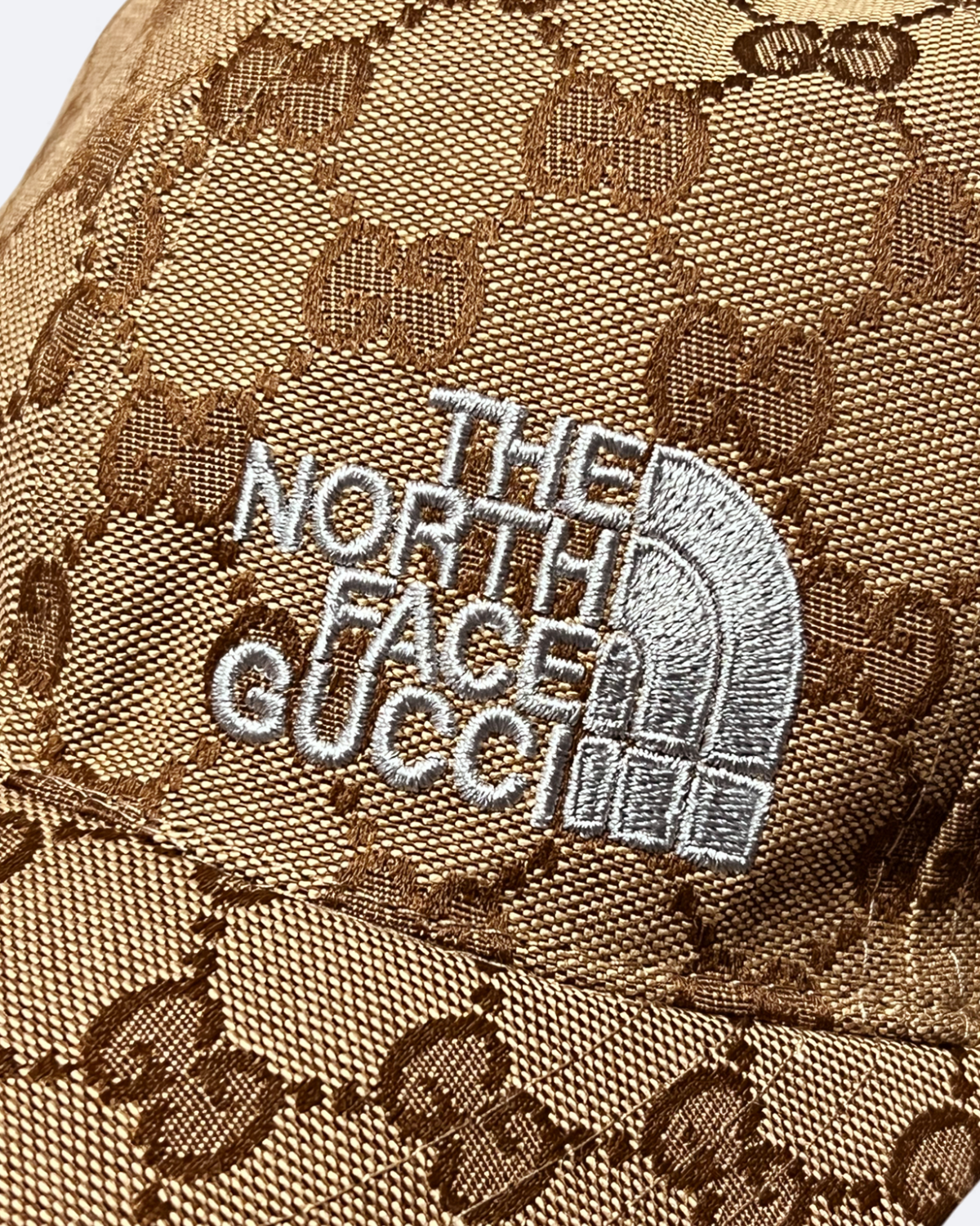 GC x The North Face - GG Pattern Cap - Beige/Orange