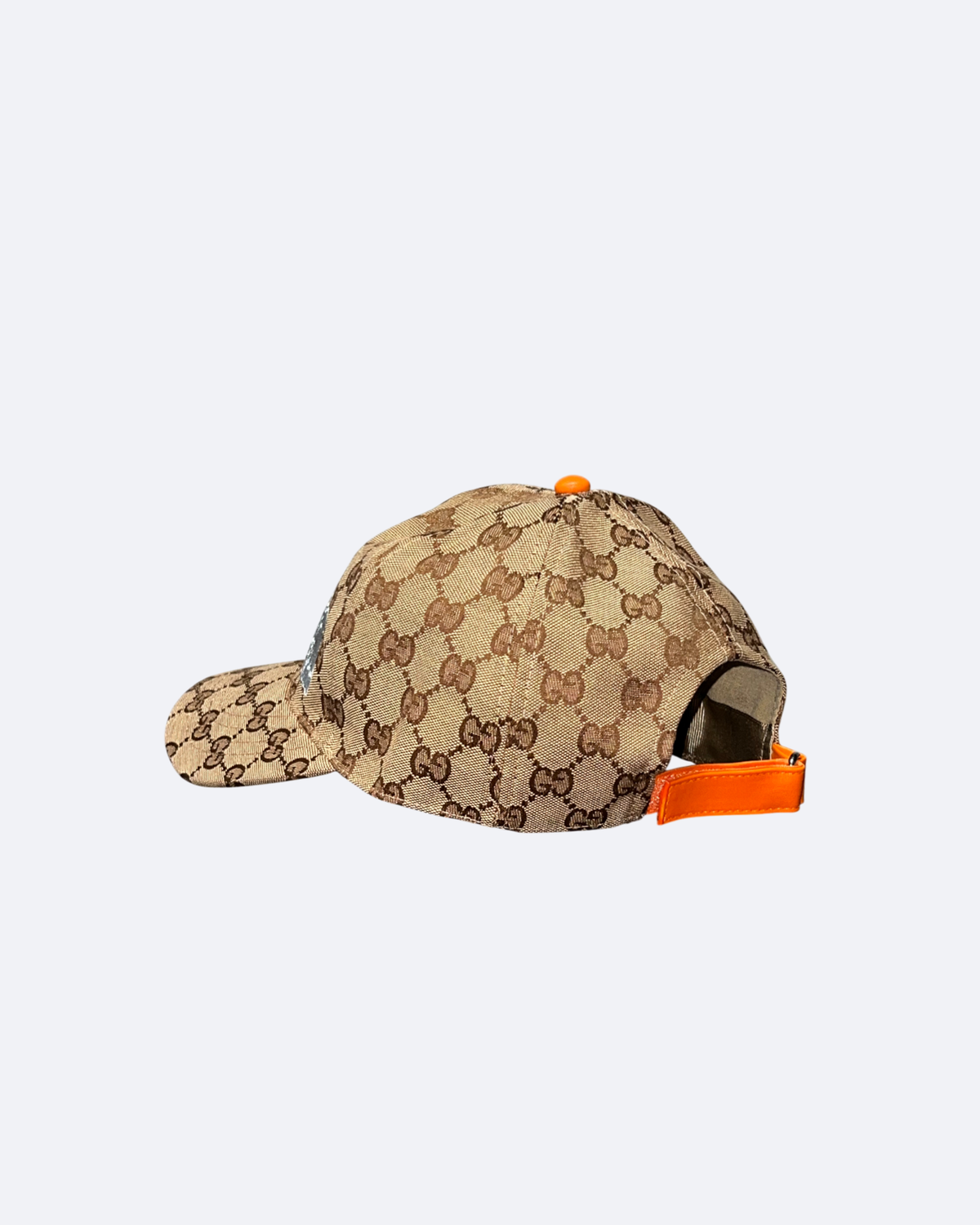 GC x The North Face - GG Pattern Cap - Beige/Orange
