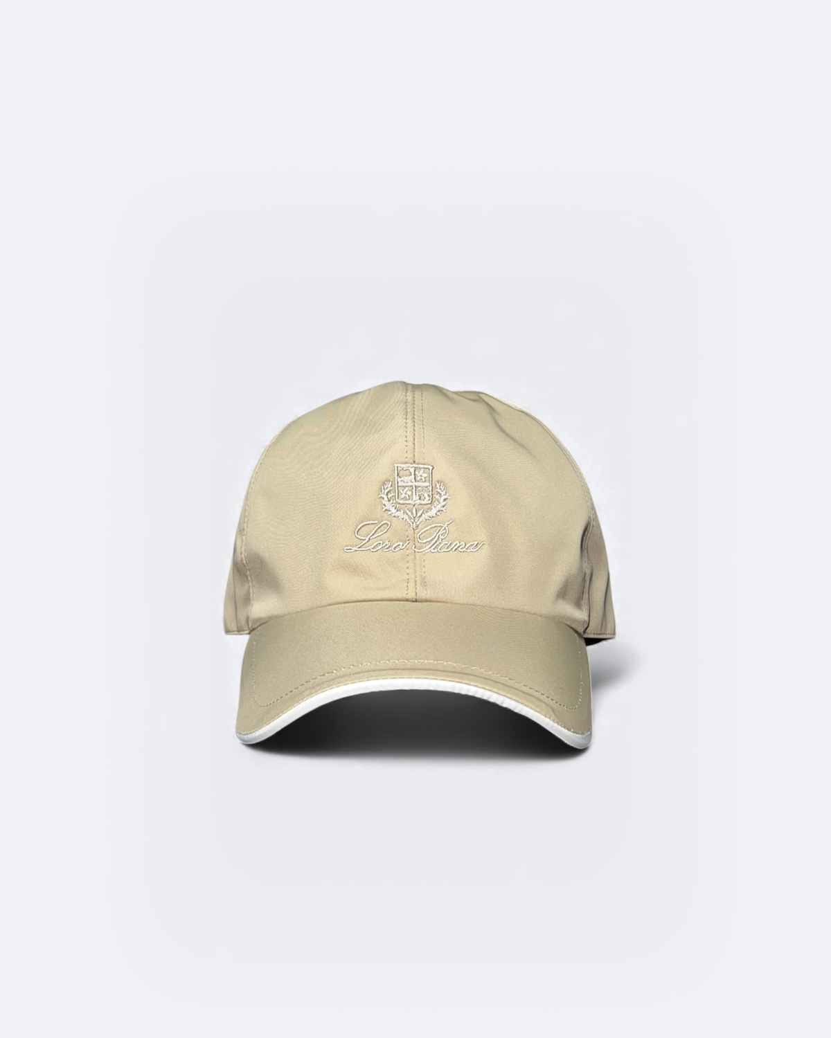 Loro Piana - Logo Embroidery Cap - Cream
