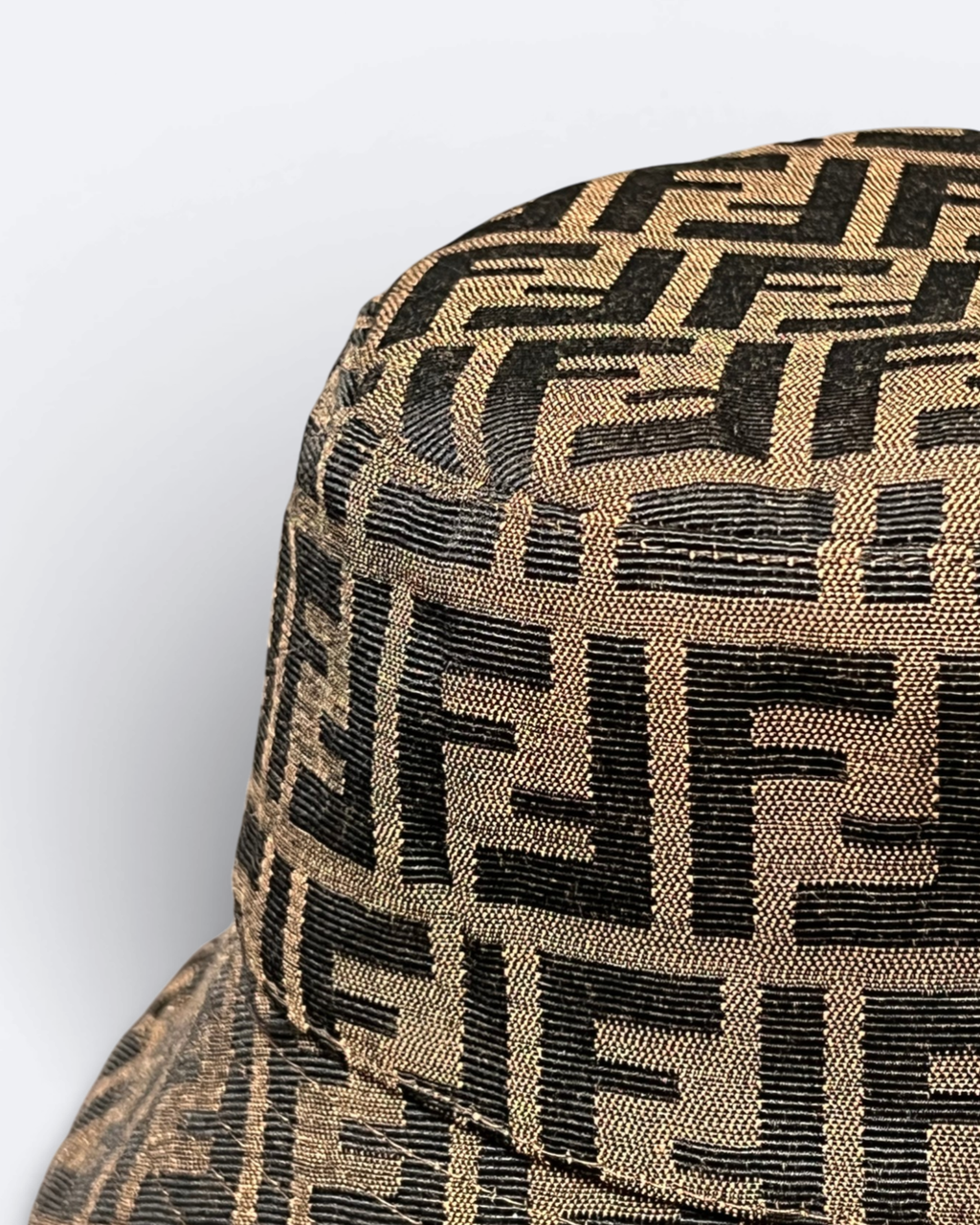 Fendi - FF Pattern Bucket Hat - Brown
