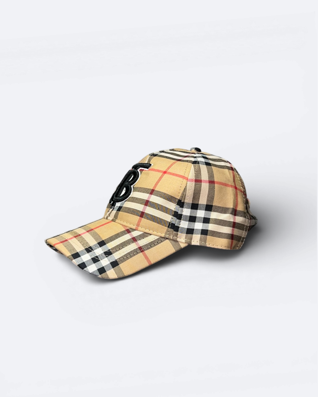 Burberry - Monogram Pattern Cap - Beige