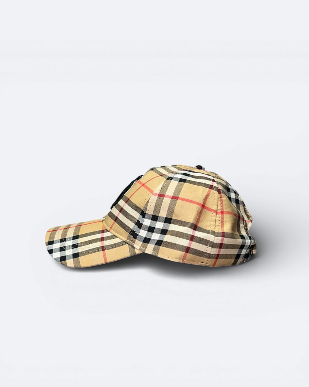 Burberry - Monogram Pattern Cap - Beige