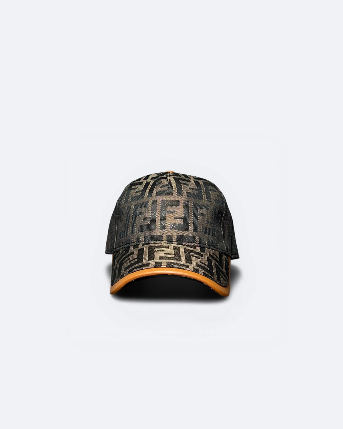 Fendi - FF Pattern Visor Cap - Brown