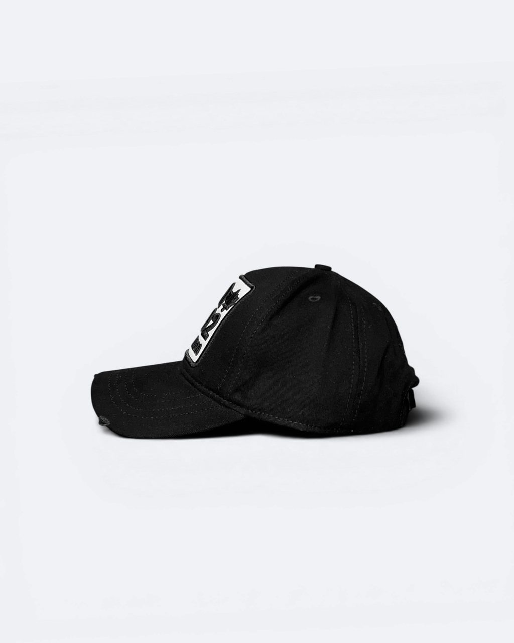 Dsquared2 - Born in Canada White Patch Cap - Black