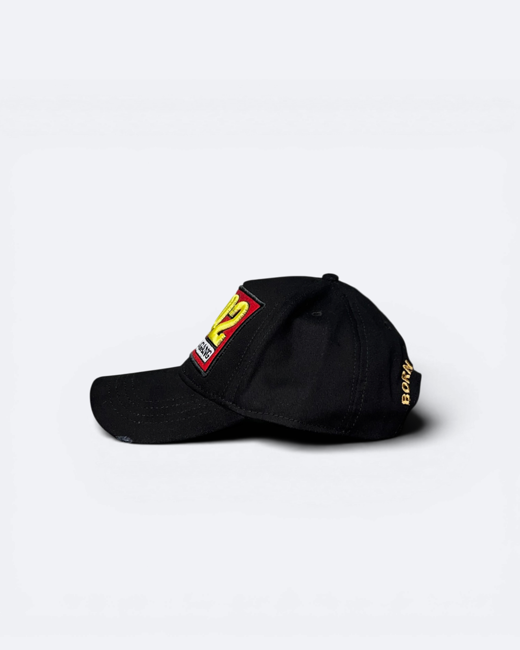 Dsquared2 - Brother Hill Gang Red Patch Cap - Black