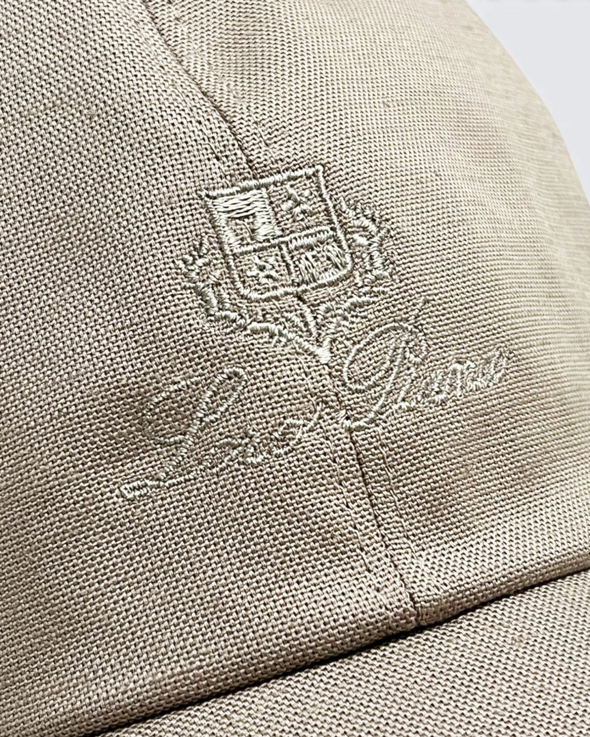 Loro Piana - Logo Embroidery Cap - Light Beige