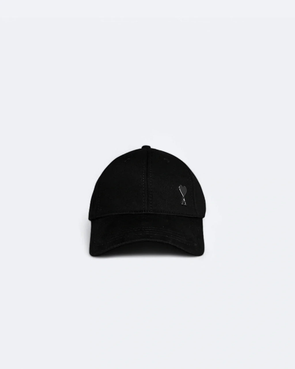 AMI - Silver Heart Cap - Black
