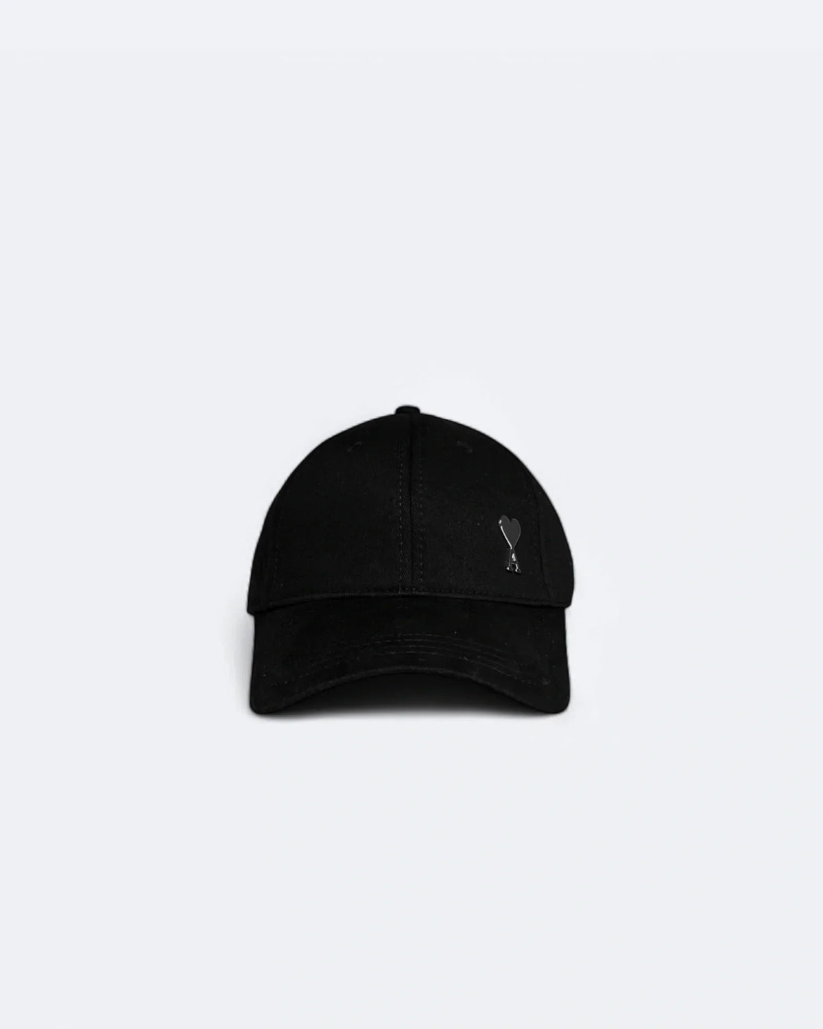AMI - Silver Heart Cap - Black