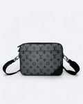LVTN - Pattern Duo Messenger Bag - Gray