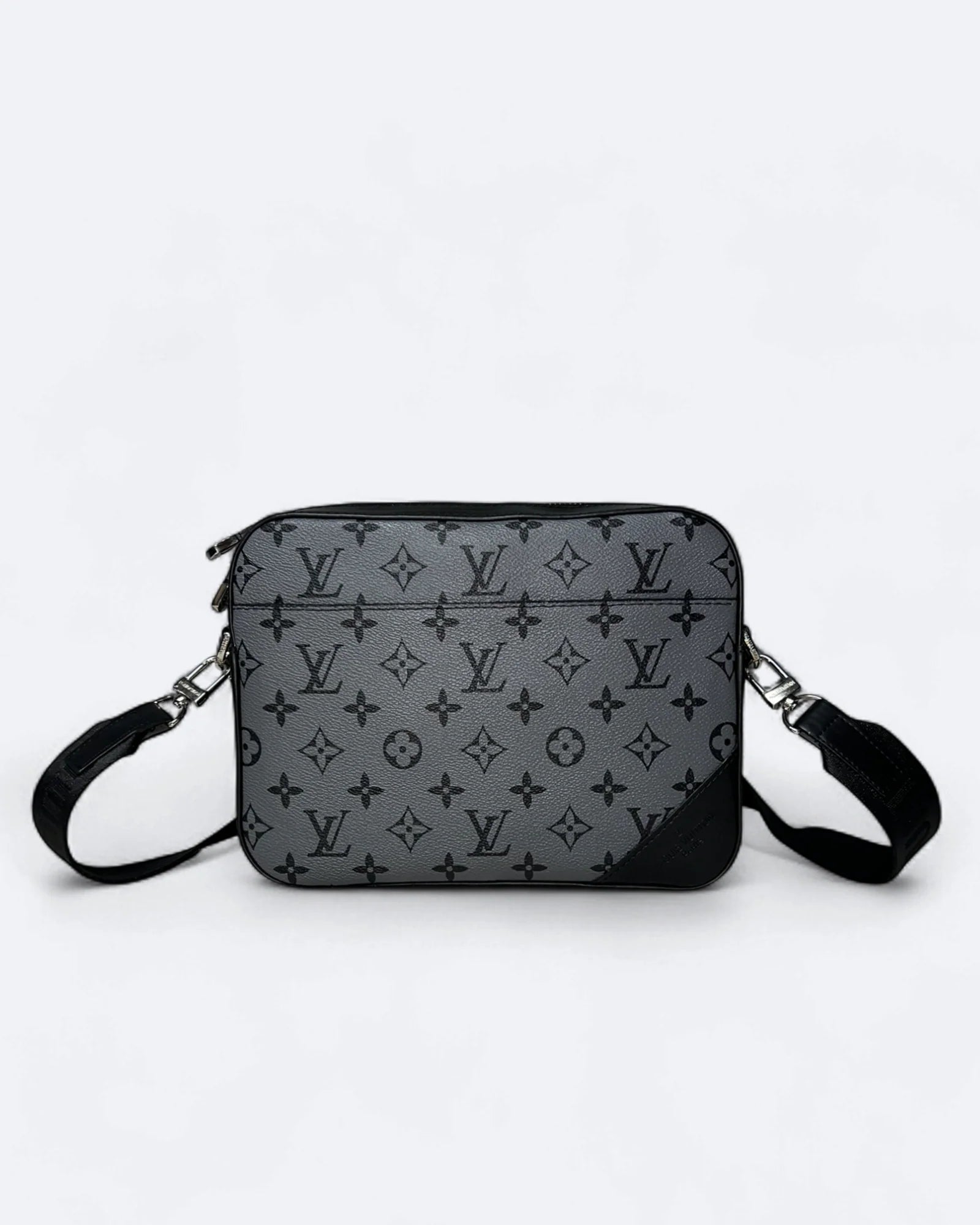 LVTN - Pattern Duo Messenger Bag - Gray