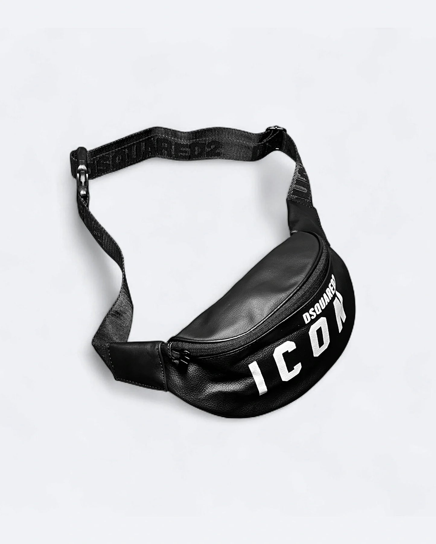 Dsquared2 - ICON Leather Crossbody Bag - Black