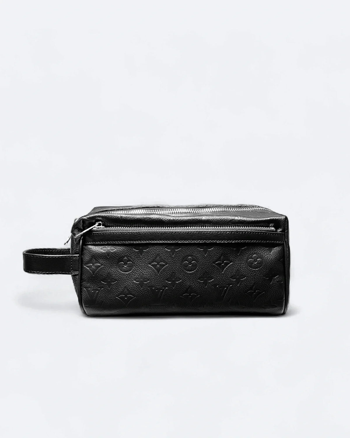 LVTN - Pattern Embossed Toiletry Bag - Black