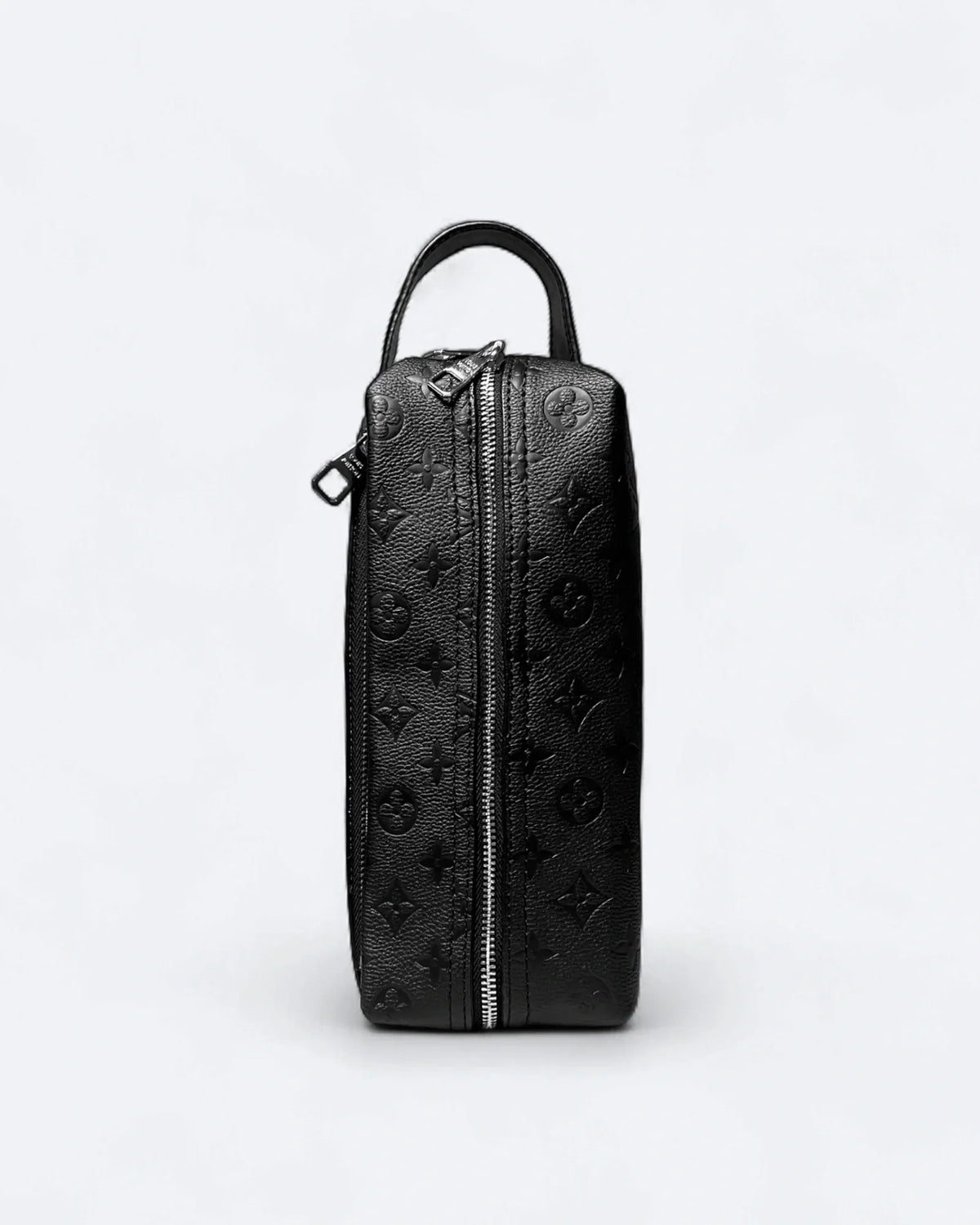 LVTN - Pattern Embossed Toiletry Bag - Black