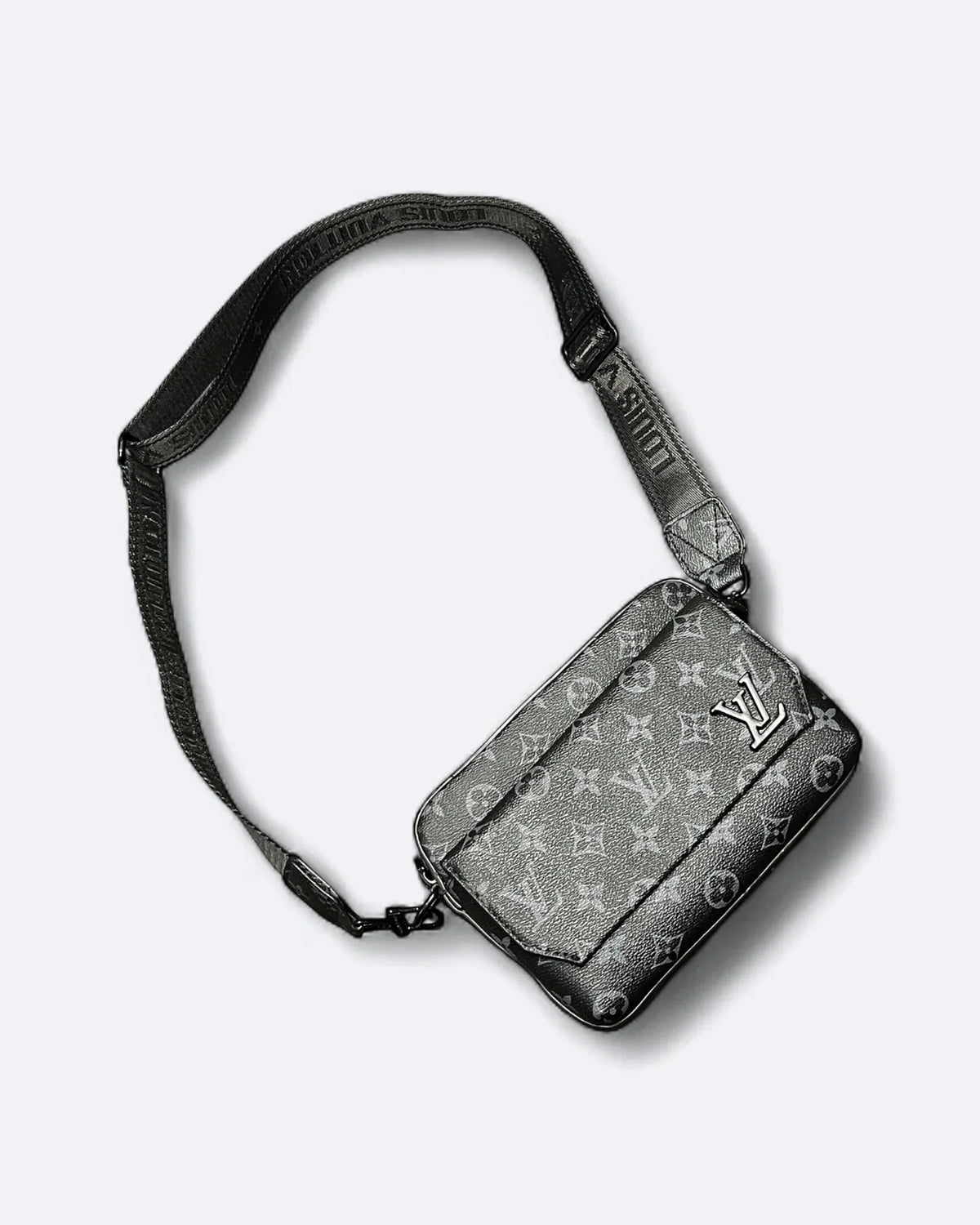 LVTN - Pattern Mini Messenger Bag - Black