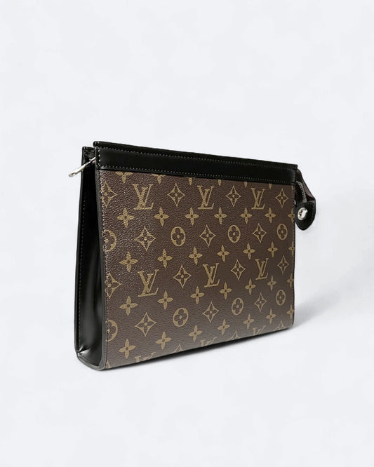 LVTN - Pattern Clutch - Brown