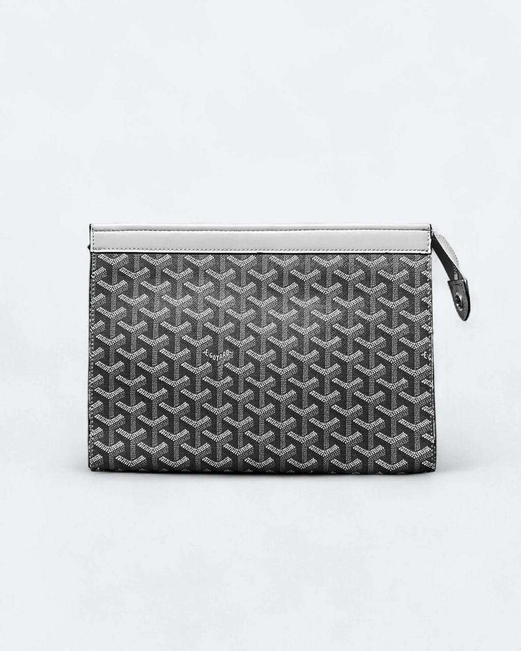 Goyard Pattern Clutch - Gray