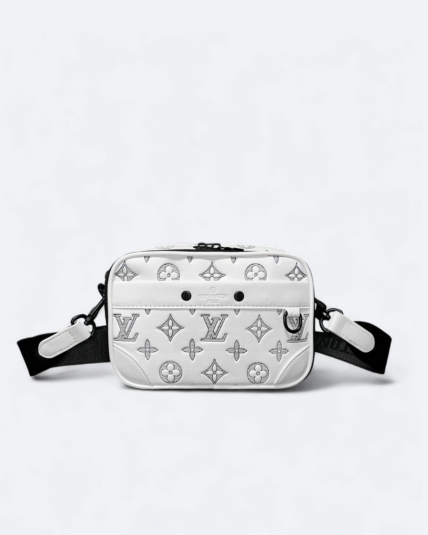 LVTN - Alpha Crossbody Bag - White/Dark Blue