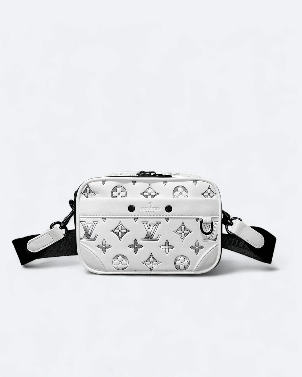 LVTN - Alpha Crossbody Bag - White/Dark Blue
