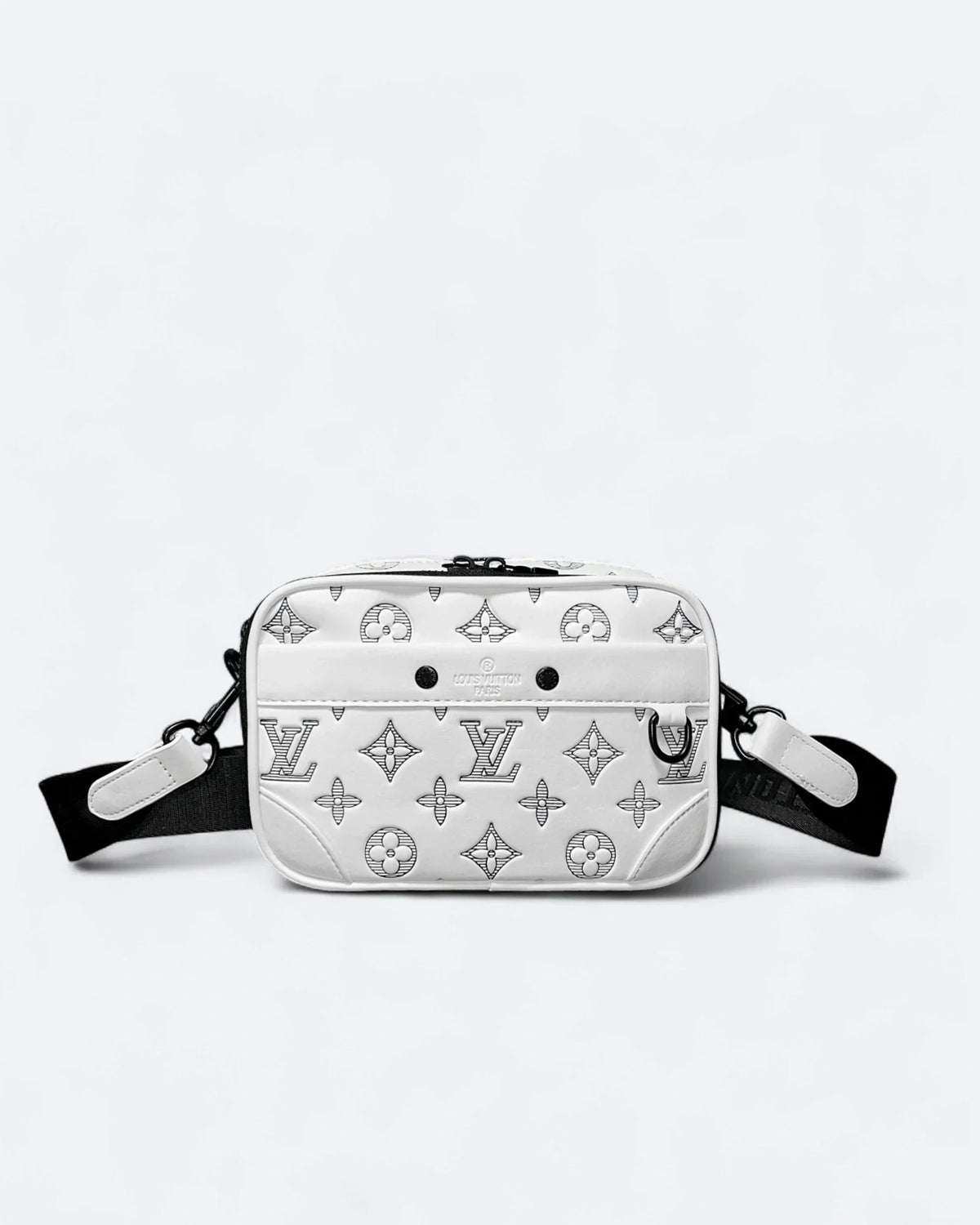LVTN - Alpha Crossbody Bag - White/Dark Blue