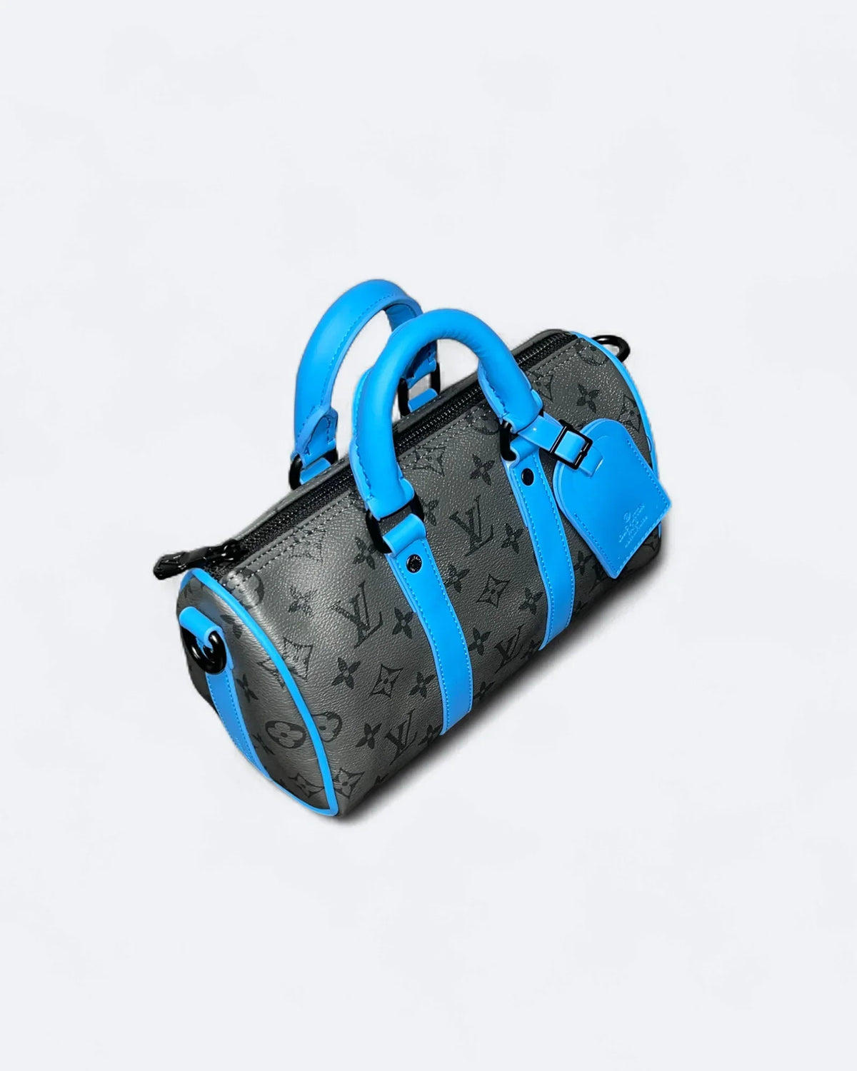 LVTN - Small Duffle Handbag - Gray/Blue