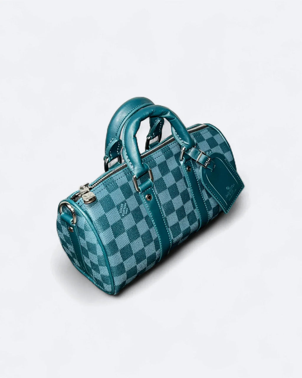 LVTN - Small Duffle Damier Handbag - Teal