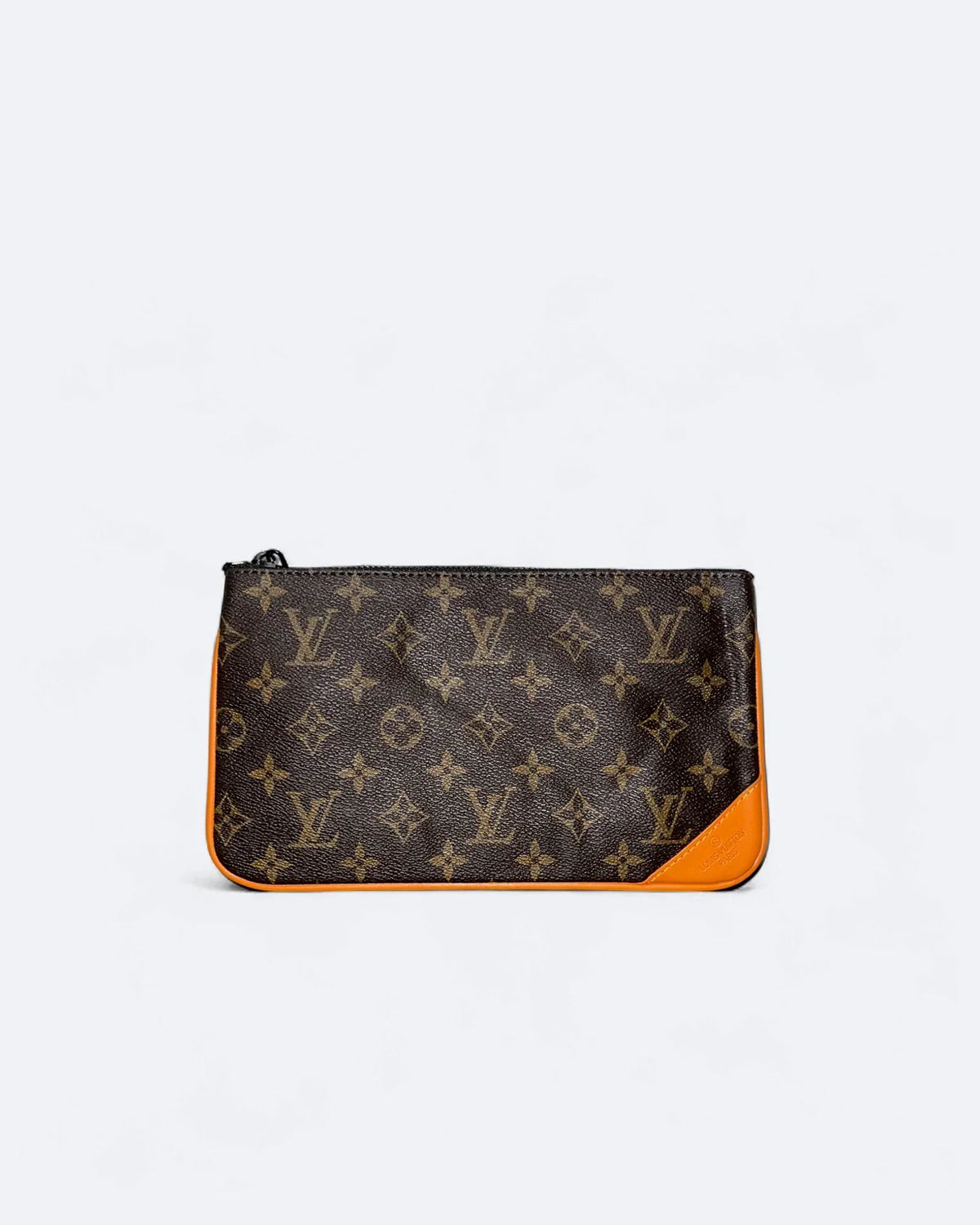 LVTN - Monogram Pattern Trio Set Bags - Brown/Orange