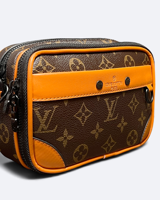 LVTN - Alpha Crossbody Bag - Brown/Orange