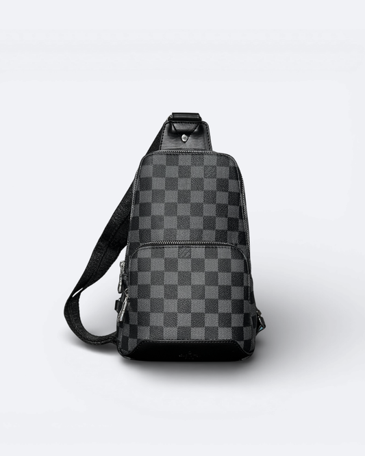 LVTN - Damier Avenue Crossbody Bag - Black