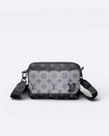 LVTN - Pattern Mini Messenger Bag - Black/Gray