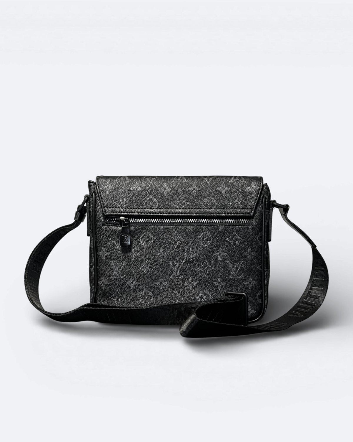 LVTN - Pattern Messenger Bag - Black