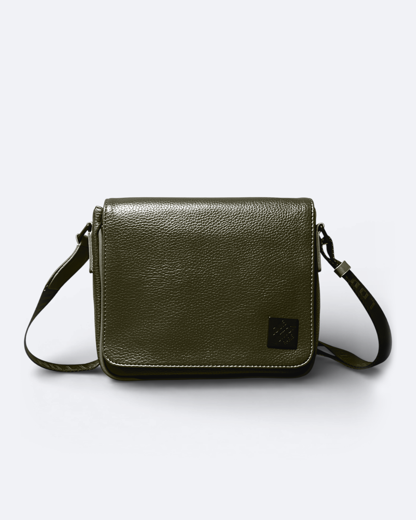 LVTN - Leather Messenger Bag - Olive Green