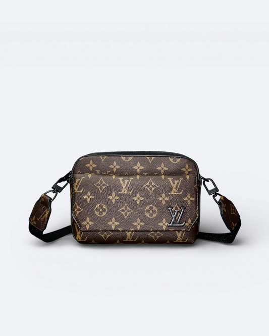 LVTN - Pattern Mini Messenger Bag - Brown