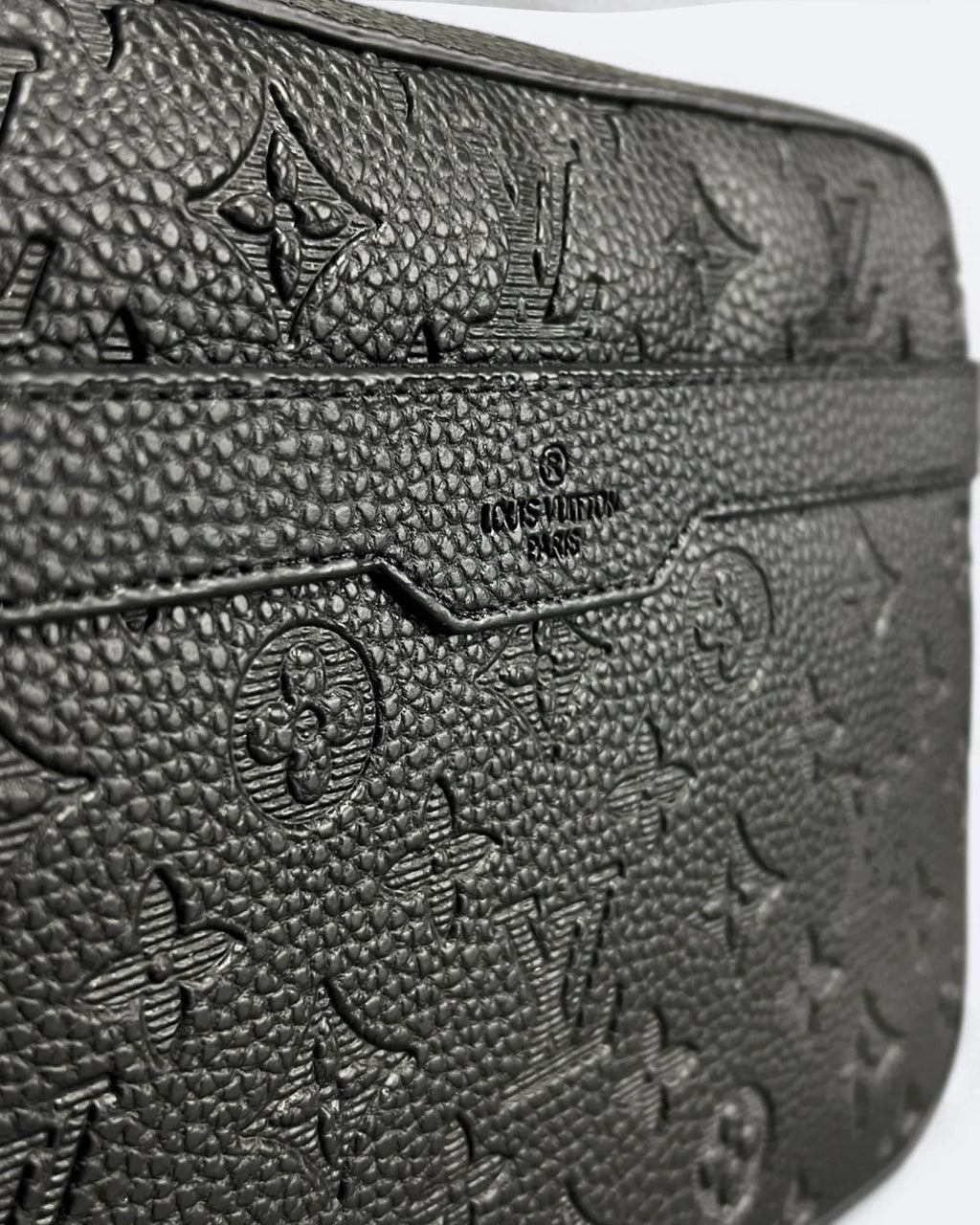 Louis Vuitton - LV Embossed Leather Trio Bags - Black