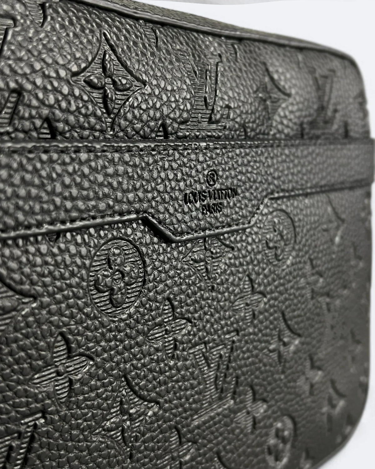 Louis Vuitton - LV Embossed Leather Trio Bags - Black