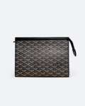 Goyard Pattern Clutch - Brown