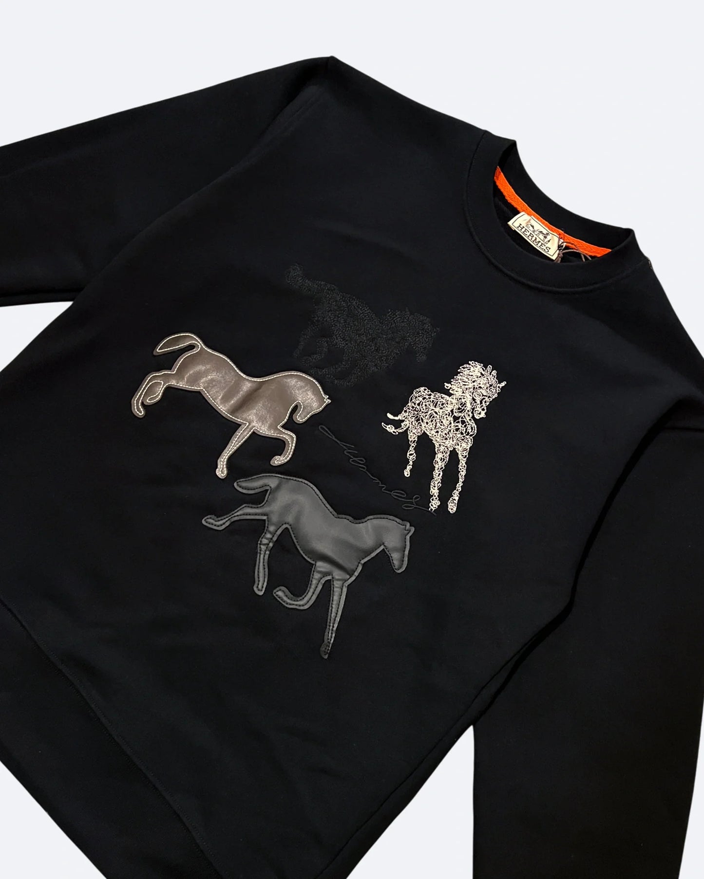 Hermes - Horse Couture Sweatshirt - Black