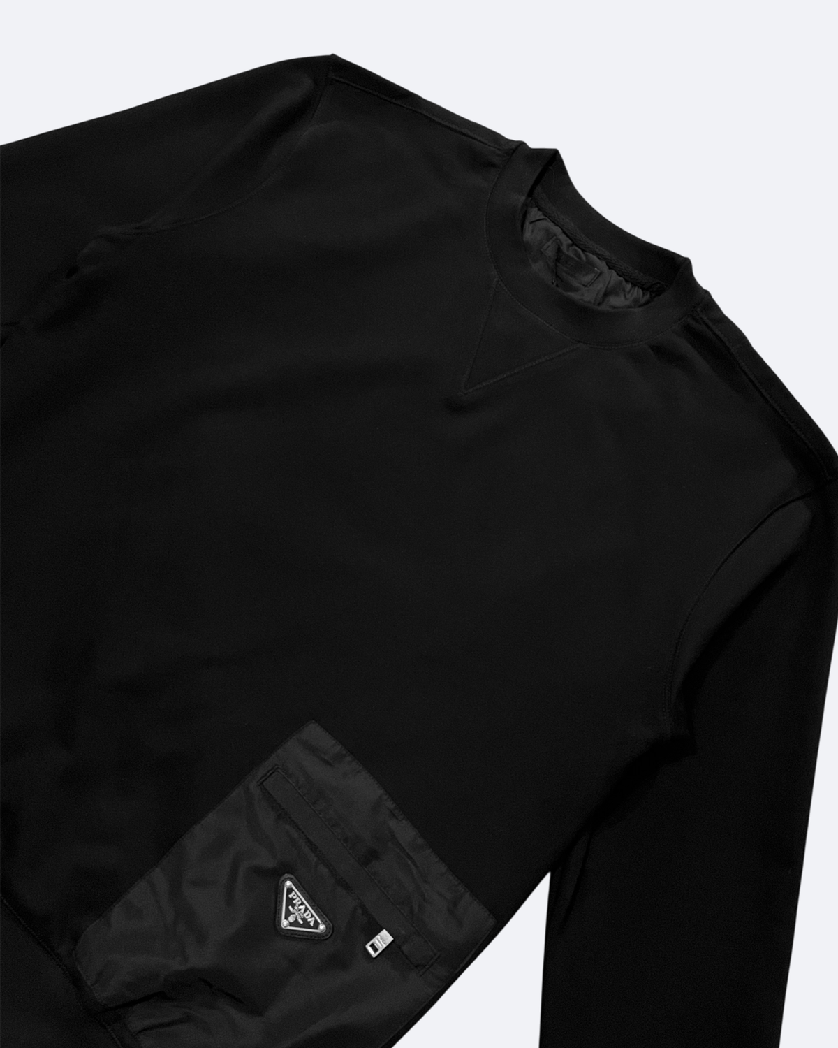 Prada - Bottom Pocket Sweatshirt - Black