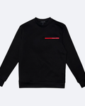 Prada - Red Stripe Sweatshirt - Black